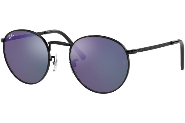 Sončna očala Ray-Ban New Round RB3637 002/G1 Okrogla Črna