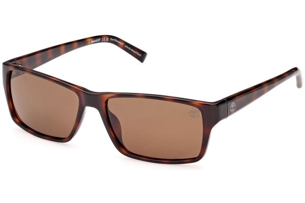 Sončna očala Timberland TB9297 52H Polarized Pravokotna Havana