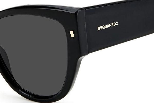 Sončna očala Dsquared2 D20016/S 2M2/IR Cat Eye Črna