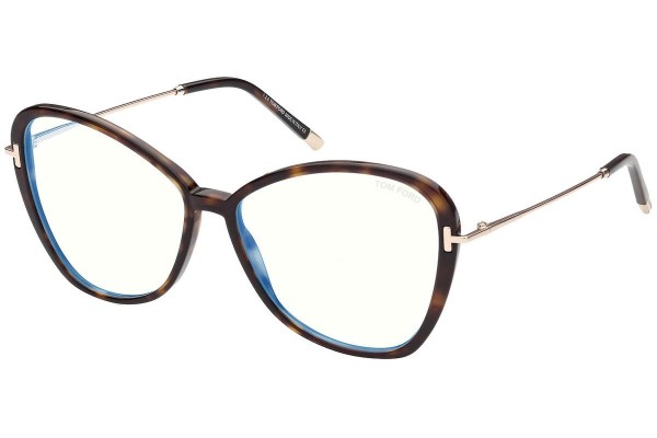 Očala Tom Ford FT5769-B 052 Cat Eye Havana