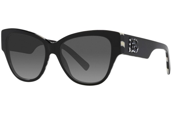 Sončna očala Dolce & Gabbana DG4449 3372/P Cat Eye Črna