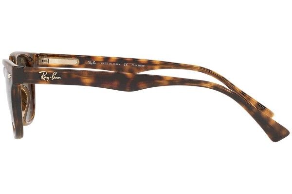 Sončna očala Ray-Ban RB4140 710/58 Polarized Pravokotna Havana