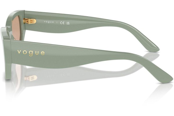 Sončna očala Vogue Eyewear VO5586S 3161/3 Pravokotna Zelena