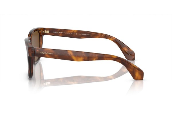 Sončna očala Giorgio Armani AR8155 598857 Polarized Kvadratna Havana