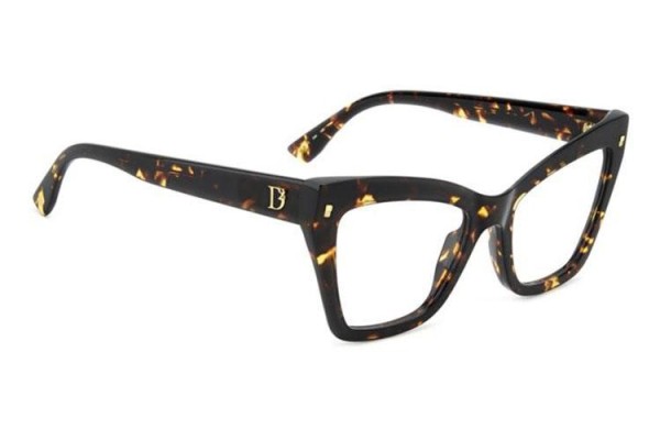 Očala Dsquared2 D20152 086 Cat Eye Havana