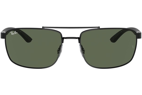 Sončna očala Ray-Ban RB3737 002/71 Pravokotna Črna