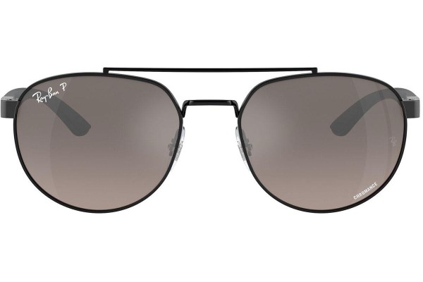 Sončna očala Ray-Ban RB3736CH 002/5J Polarized Pravokotna Črna