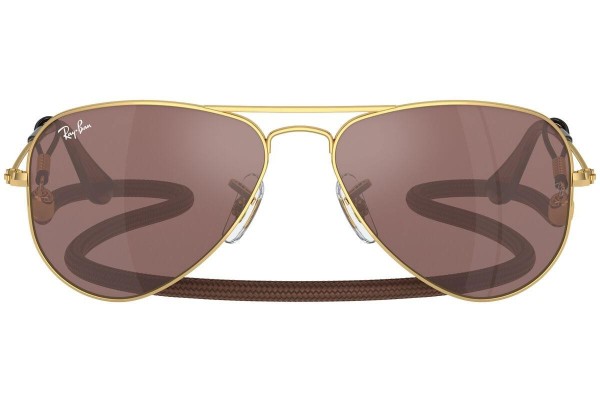 Sončna očala Ray-Ban Junior Aviator Junior RJ9506S 223/6G Pilotska Zlata