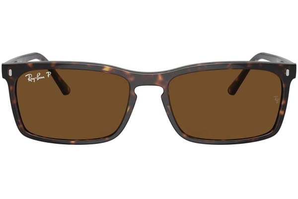 Sončna očala Ray-Ban RB4435 902/57 Polarized Pravokotna Havana