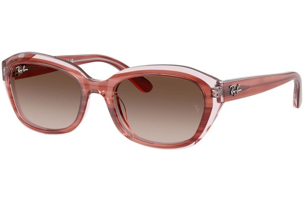 Sončna očala Ray-Ban Junior RJ9081S 717313 Pravokotna Rjava