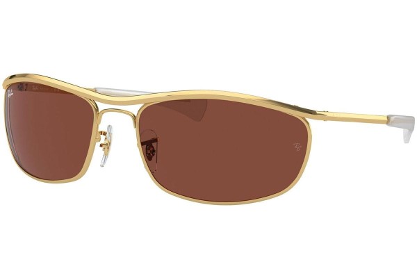 Sončna očala Ray-Ban Olympian I Deluxe RB3119M 001/C5 Pravokotna Zlata