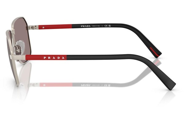 Sončna očala Prada Linea Rossa PSA51S 18X80I Pravokotna Siva