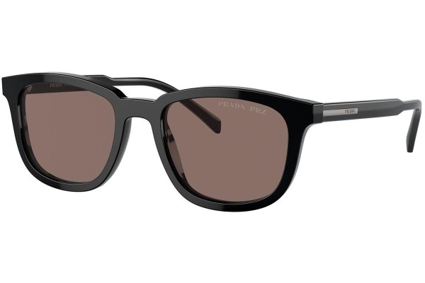 Sončna očala Prada PRA21S 16K30H Polarized Pravokotna Črna