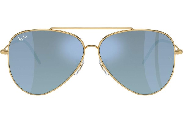 Sončna očala Ray-Ban Aviator Reverse RBR0101S 001/GA Pilotska Zlata