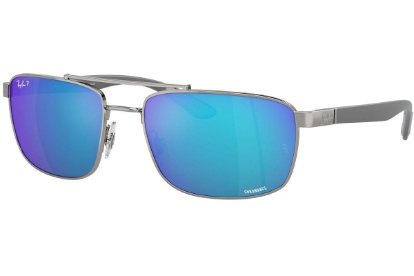 Sončna očala Ray-Ban RB3737CH 004/A1 Polarized Pravokotna Siva