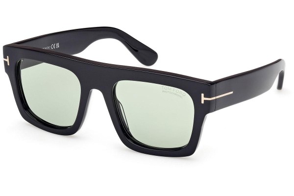 Sončna očala Tom Ford Fausto FT0711 01N Flat Top Črna