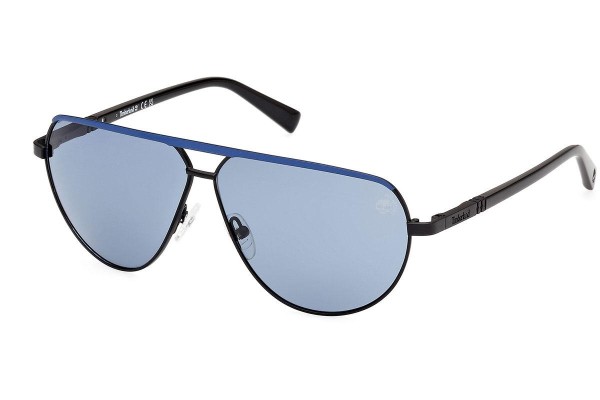 Sončna očala Timberland TB00028 02D Polarized Pilotska Črna