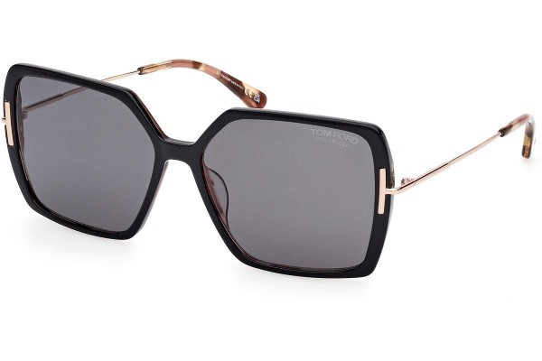 Sončna očala Tom Ford FT1039 05D Polarized Kvadratna Črna