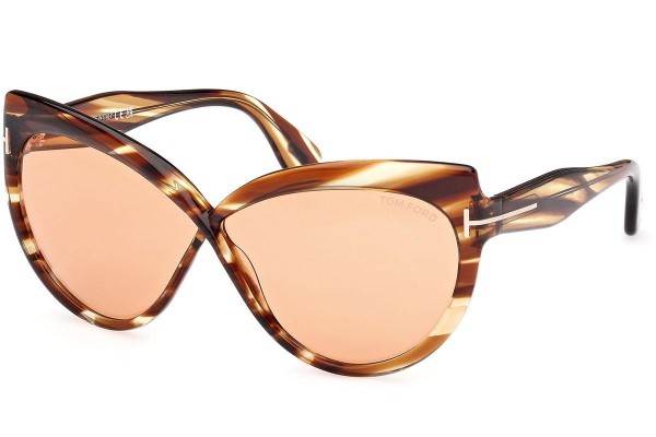 Sončna očala Tom Ford Beatrice FT1196 53E Cat Eye Havana