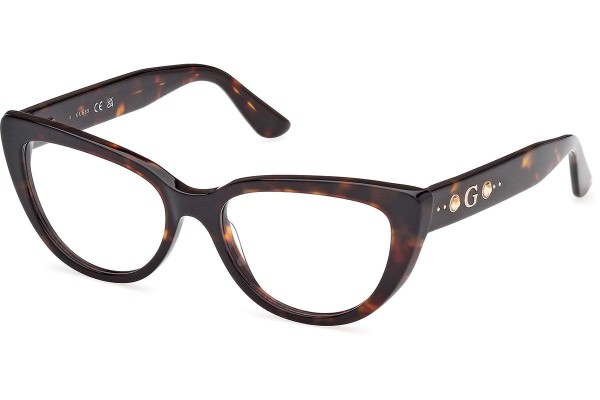 Očala Guess GU50175 052 Cat Eye Havana