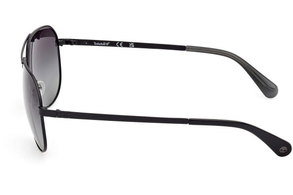 Sončna očala Timberland TB00029 02D Polarized Pilotska Črna