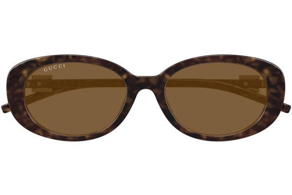 Sončna očala Gucci GG1684SA 004 Ovalna Havana