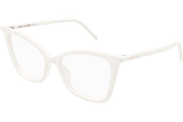 Očala Saint Laurent SL386 014 Cat Eye Bela