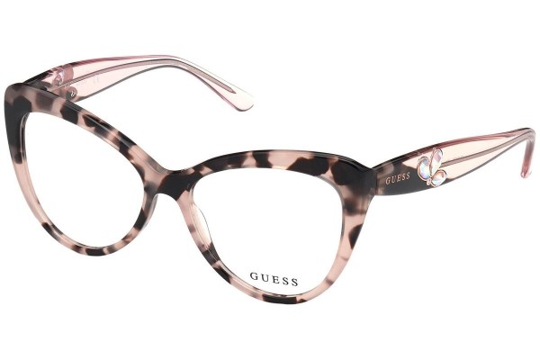 Očala Guess GU2837 074 Cat Eye Havana