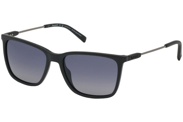 Sončna očala Timberland TB9209 02D Polarized Kvadratna Črna