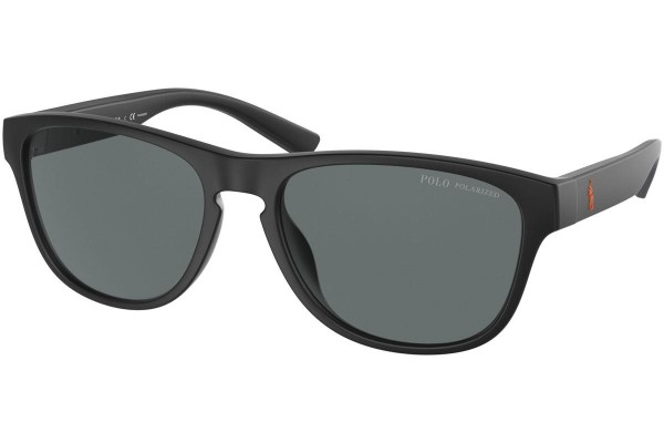 Sončna očala Polo Ralph Lauren PH4180U 537581 Polarized Kvadratna Črna