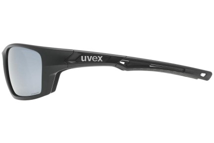 Sončna očala uvex sportstyle 232 P Black Mat S3 Polarized Pravokotna Črna