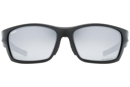 Sončna očala uvex sportstyle 232 P Black Mat S3 Polarized Pravokotna Črna