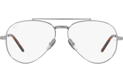 Očala Ray-Ban Aviator Titanium Titanium Collection RX8225V 1224 Pilotska Srebrna