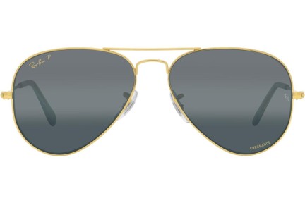 Sončna očala Ray-Ban Aviator Chromance Collection RB3025 9196G6 Polarized Pilotska Zlata