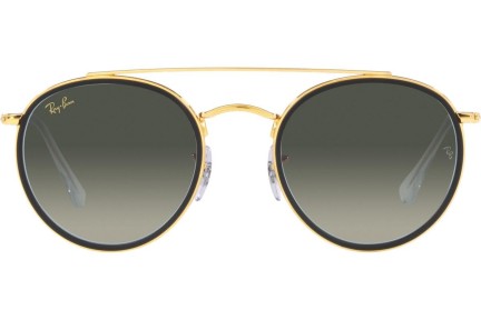 Sončna očala Ray-Ban Round Double Bridge RB3647N 923871 Okrogla Zlata