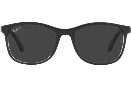 Sončna očala Ray-Ban RB4374 603948 Polarized Kvadratna Črna