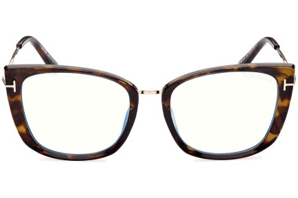 Očala Tom Ford FT5816-B 052 Cat Eye Havana