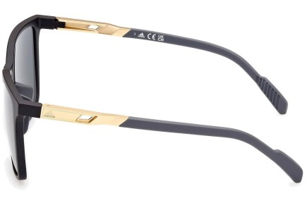 Sončna očala Adidas Sport SP0059 02D Polarized Okrogla Črna