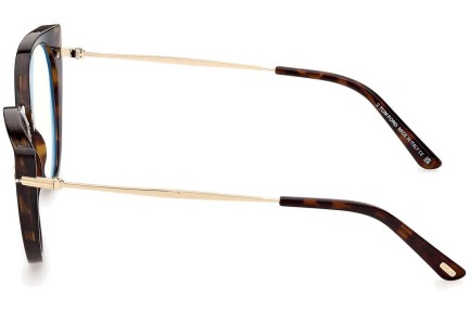 Očala Tom Ford FT5815-B 052 Cat Eye Havana