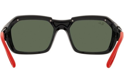 Sončna očala Ray-Ban RB4367M F65071 Pravokotna Črna