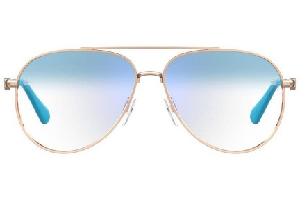 Očala Chiara Ferragni CF1009/BB HOT/K6 blue-light [non-prescription] Pilotska Zlata