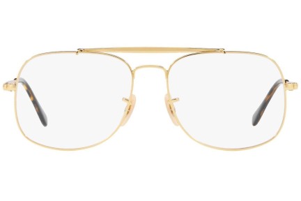 Očala Ray-Ban The General Optics RX6389 2500 Pilotska Zlata