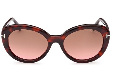 Sončna očala Tom Ford FT1009 54B Ovalna Havana