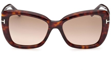 Sončna očala Tom Ford FT1008 52F Cat Eye Havana