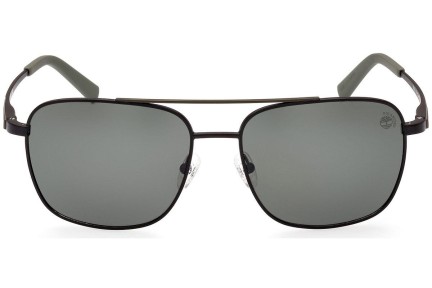 Sončna očala Timberland TB9303 02R Polarized Pilotska Črna