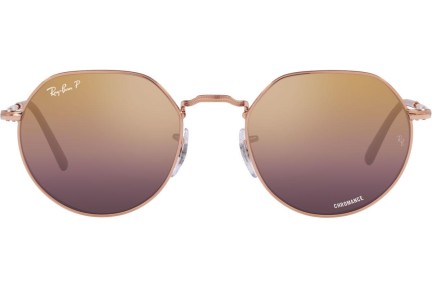 Sončna očala Ray-Ban Jack Chromance Collection RB3565 9202G9 Polarized Okrogla Zlata