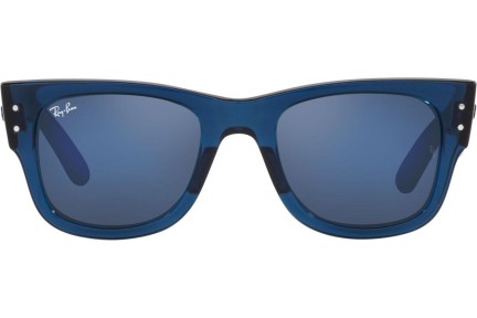 Sončna očala Ray-Ban Mega Wayfarer RB0840S 6638O4 Kvadratna Modra