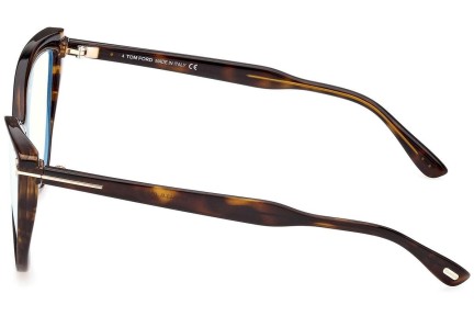 Očala Tom Ford FT5843-B 052 Cat Eye Havana