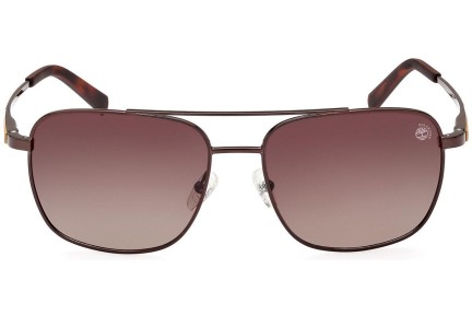 Sončna očala Timberland TB9303 48H Polarized Pilotska Rjava