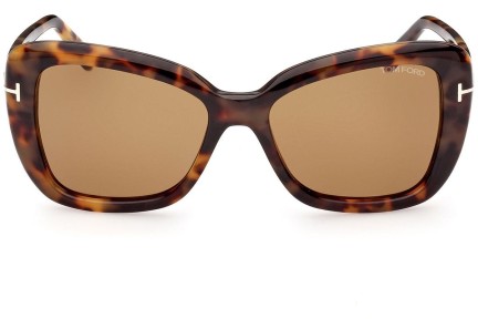 Sončna očala Tom Ford FT1008 55J Cat Eye Havana